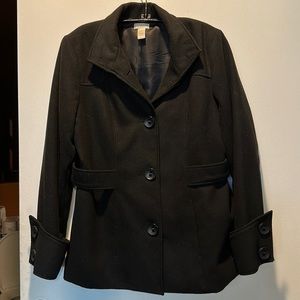 Chico’s Black Jacket- beautiful details.